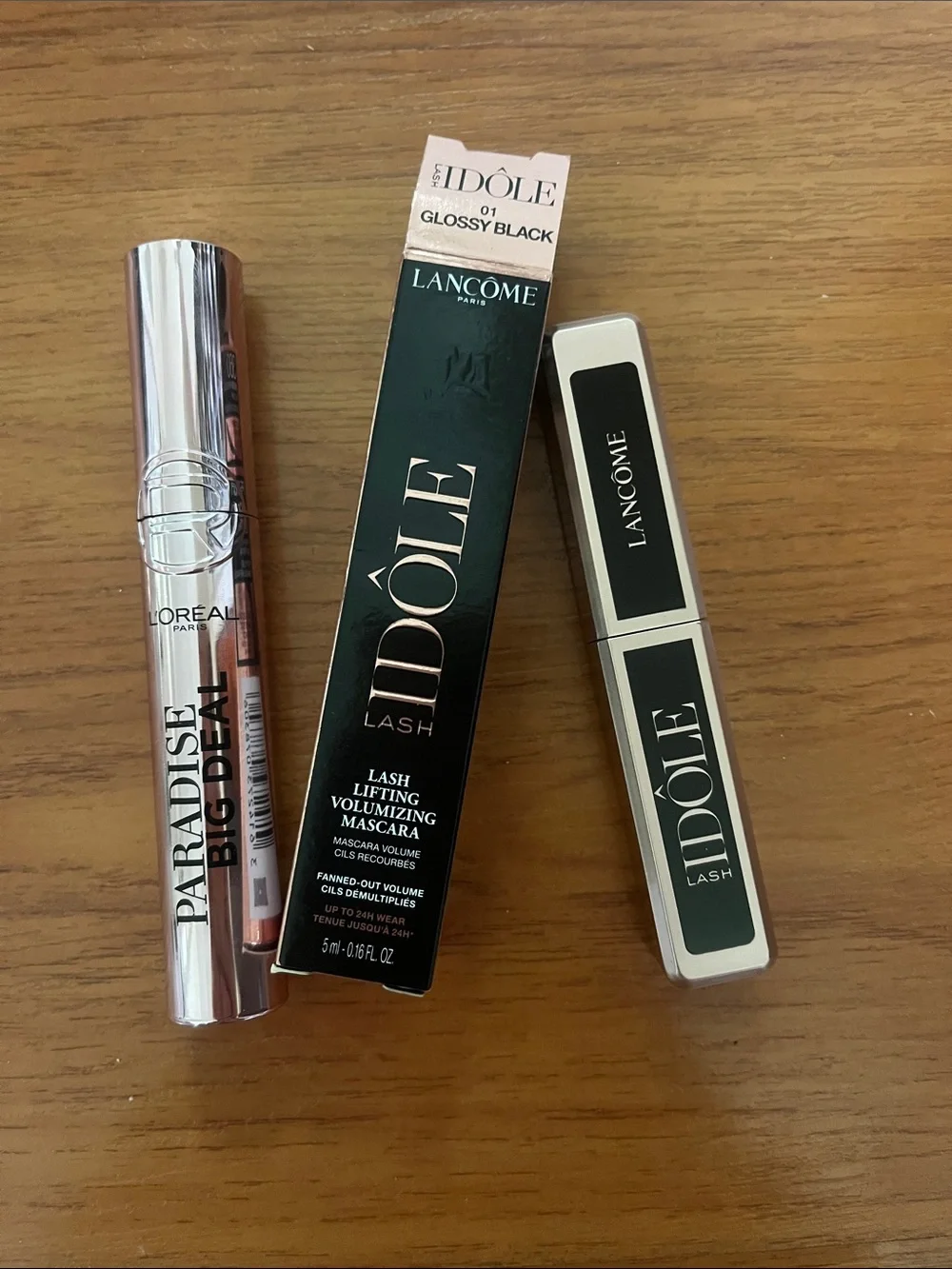 Lancôme Idôle Lash Lifting Volumizing & L'Oréal Paradise Mascara Set